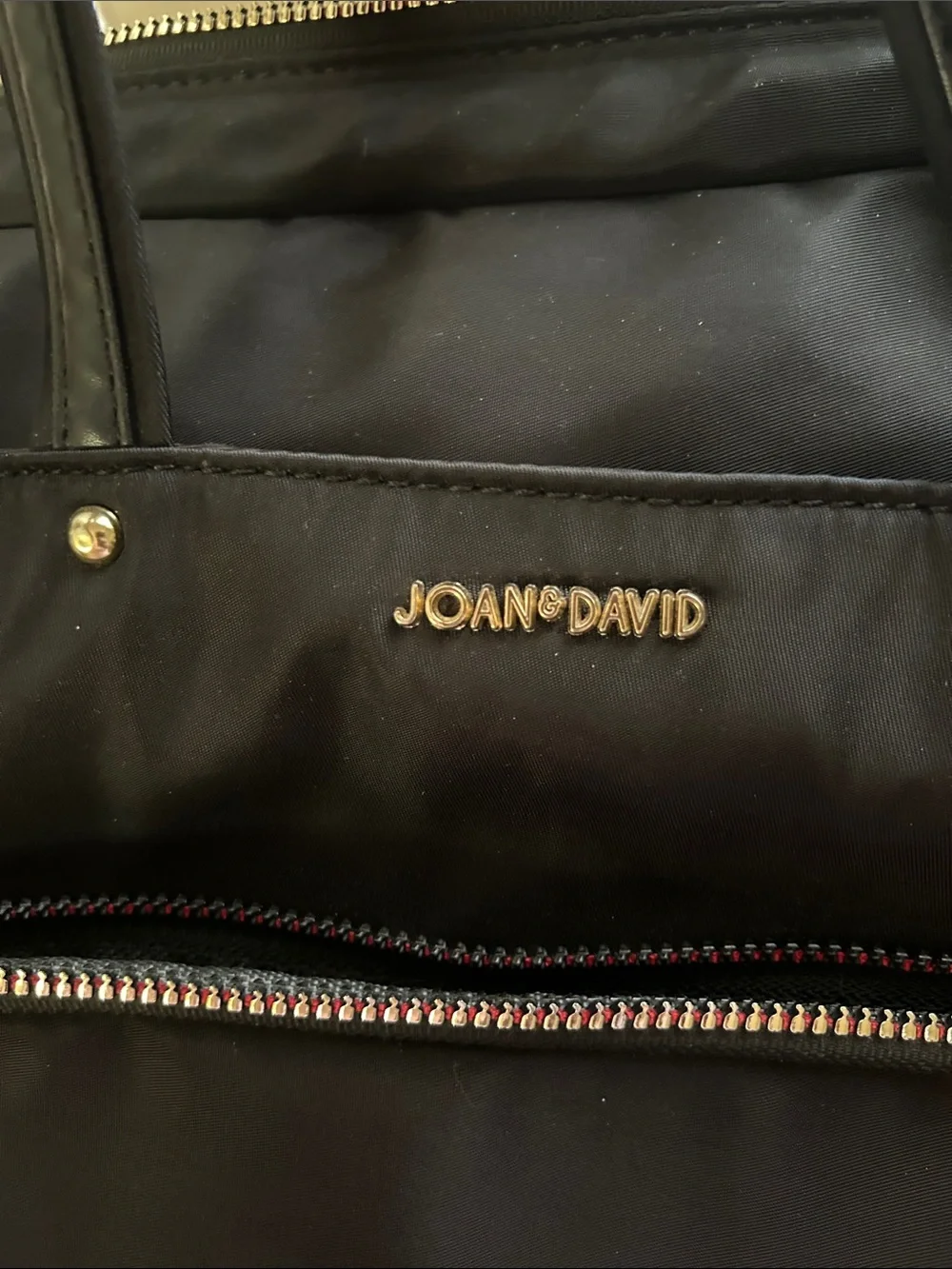 Joan & David Black Convertible Backpack Tote